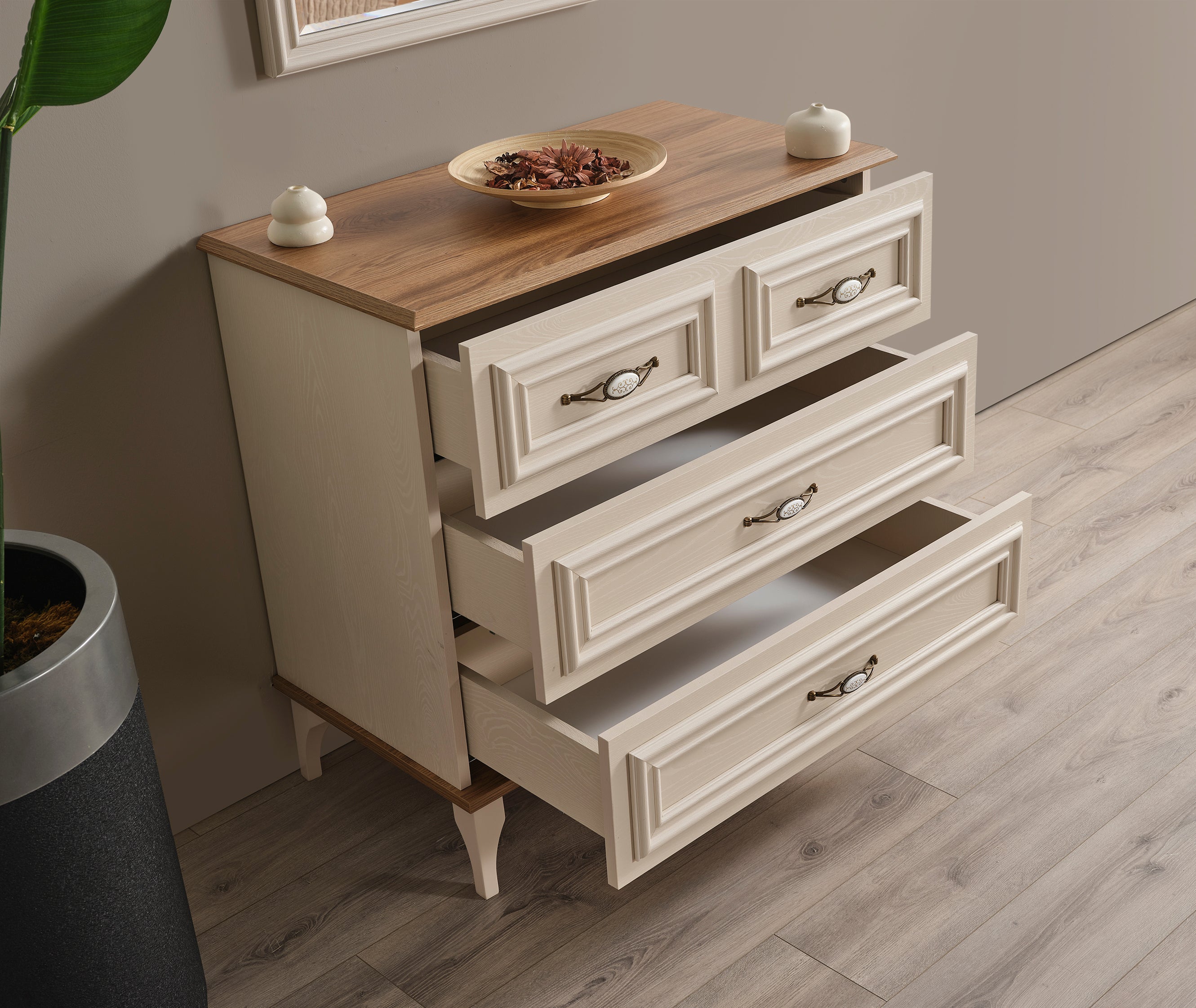 Vizyon Commode & Spiegel